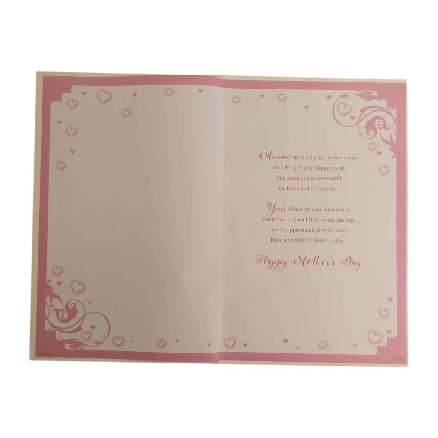To A Special Mum Classic Mini Pink Hearts Design Mother's Day Boxed Card