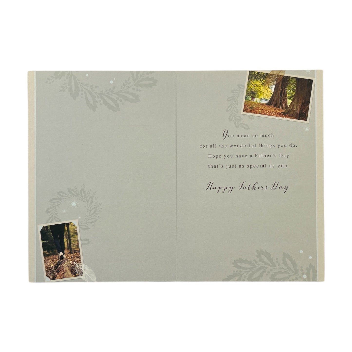 To A Special Dad Photographic Forest Design Father's Day Card