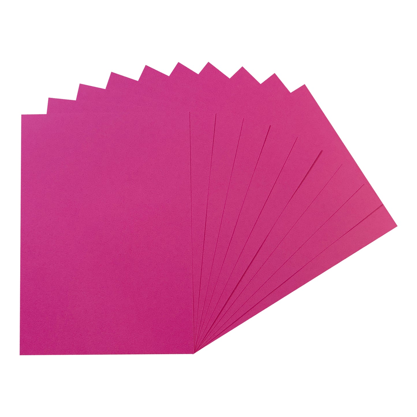Pack of 50 A5 Fuchsia Pink Coloured Card 160gsm Sheets