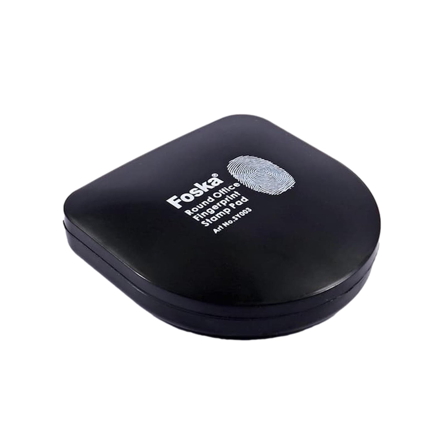 Round Plastic Black Fingerprint Pad