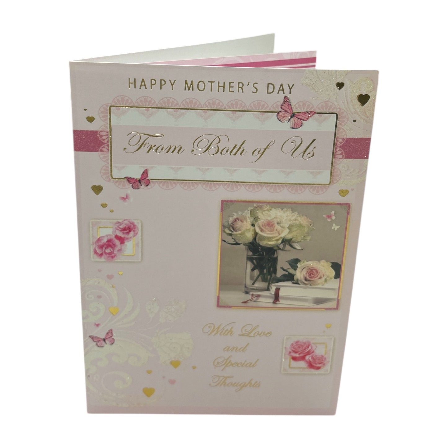From Both of US Beautiful Bouquet Design Floral Mother's Day Card