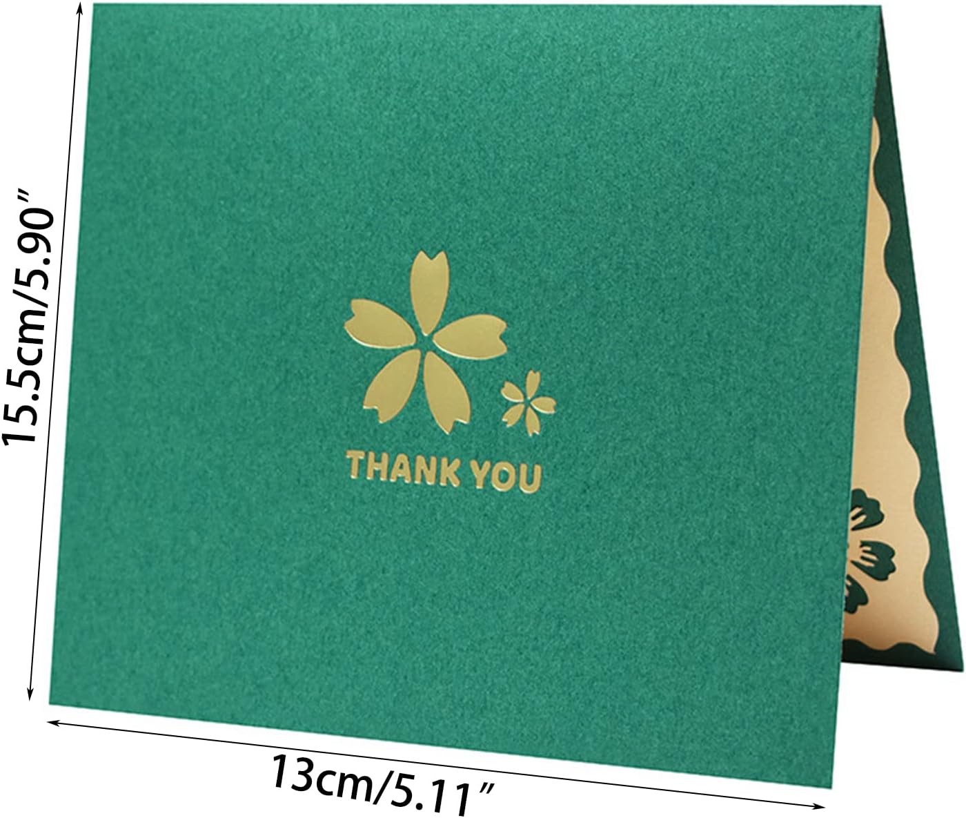 Garden Scene 3D Pop Up Thank You Card