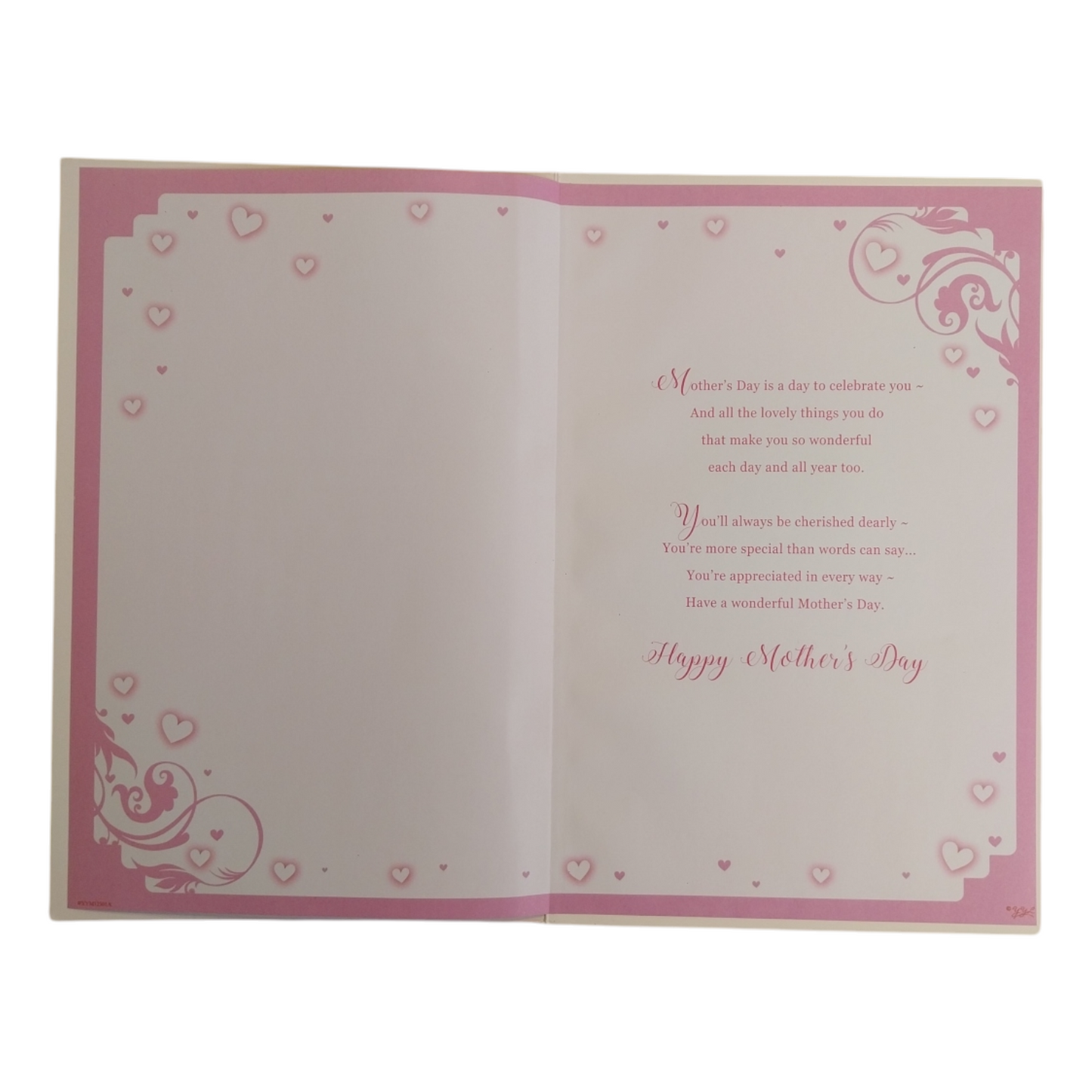 To A Special Nanna Classic Mini Pink Hearts Design Mother's Day Boxed Card