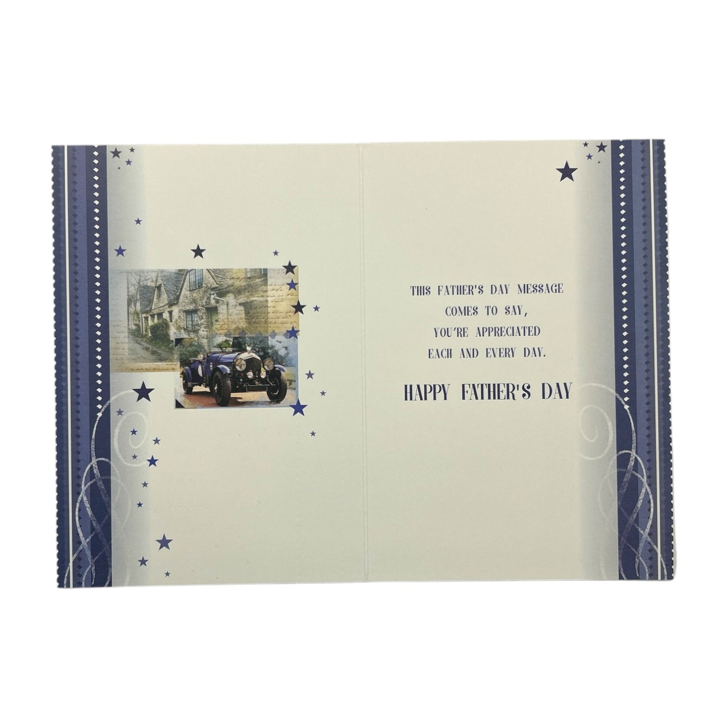 Vintage Style Photographic Car Design Father's Day Card