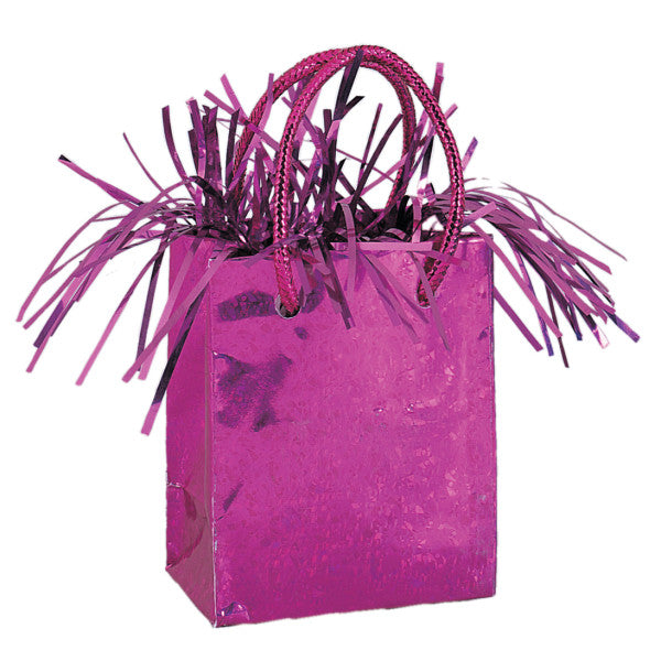 Hot Pink Mini Gift Bag Balloon Weight Choice Wholesale