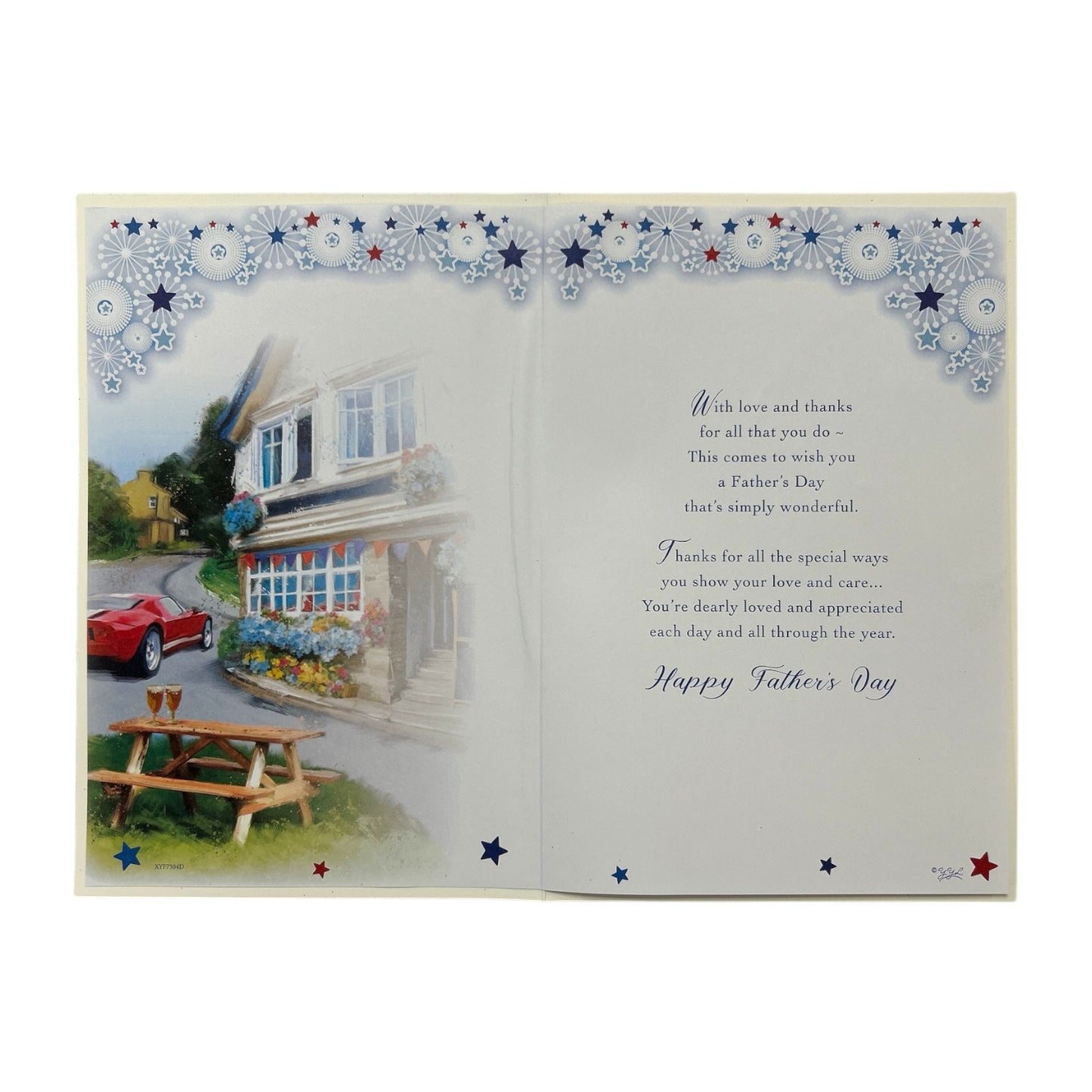 To My Husband Beautiful House Design Father's Day Card