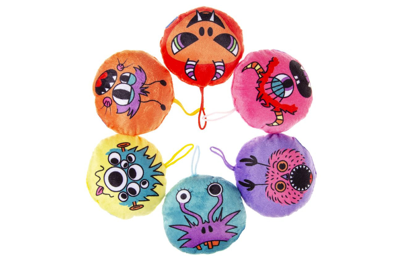 Pack of 48 Plush Monster 10cm