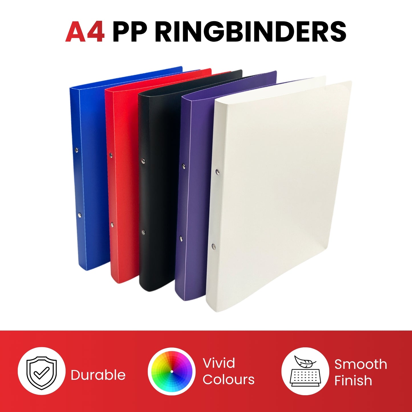 A4 Black Ring Binder by Janrax