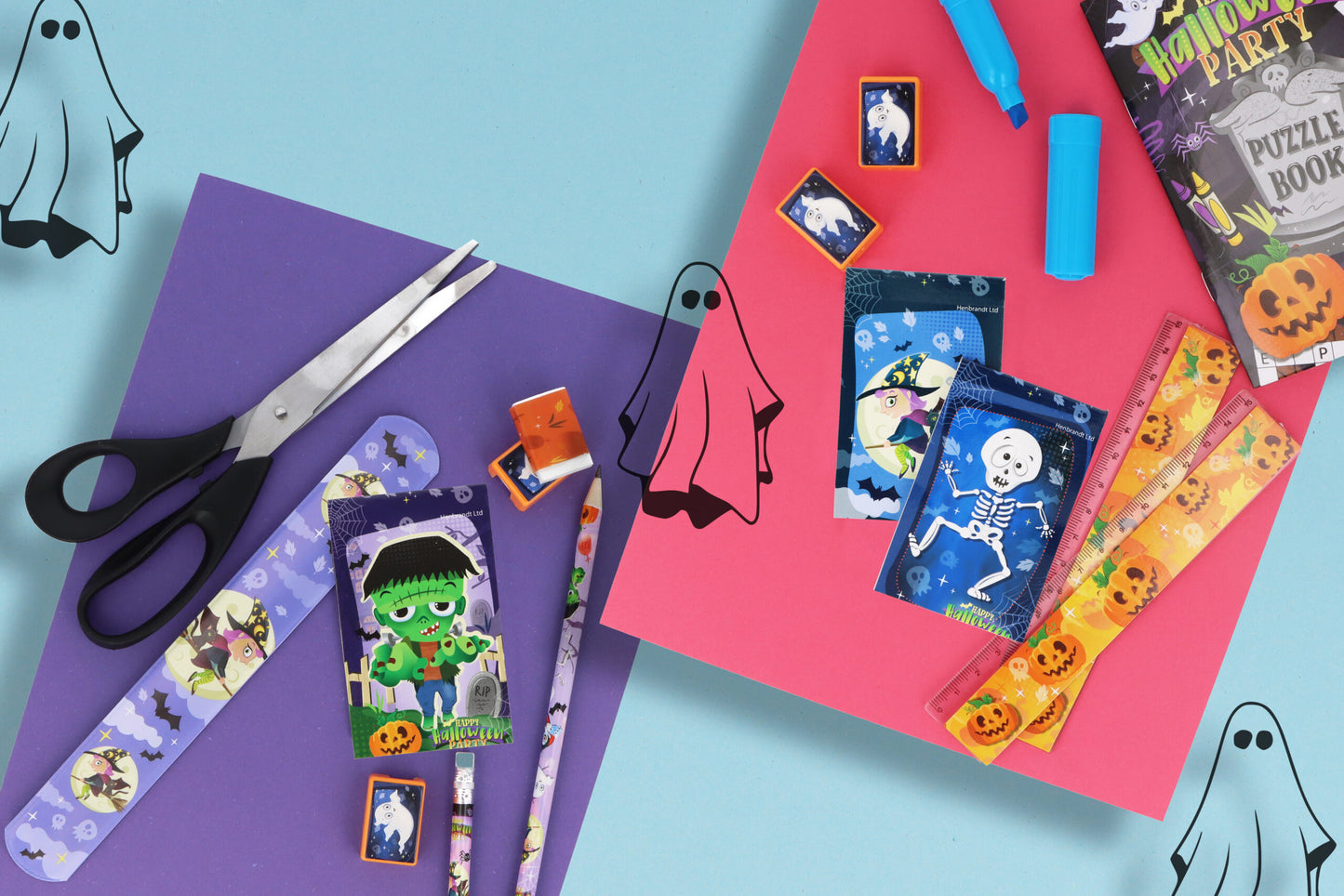 Pack of 5-Piece Halloween Stationery Set