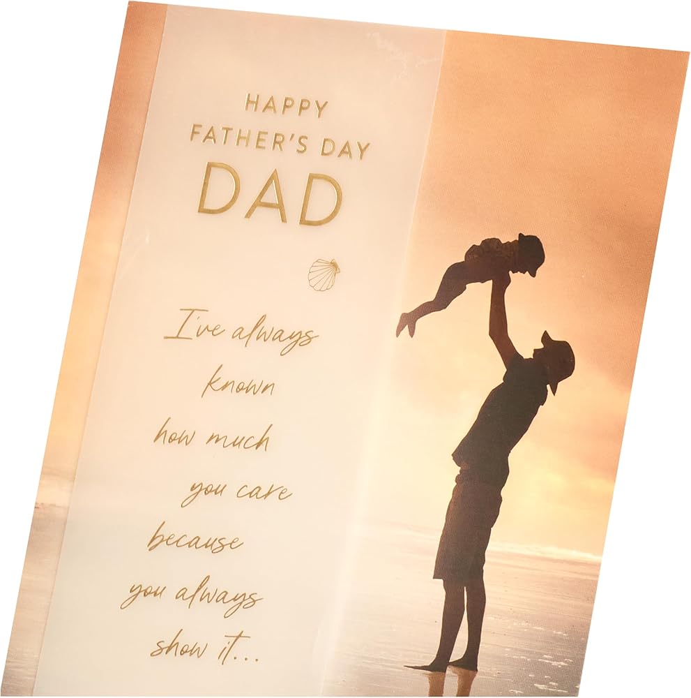 Dad and Son Image Design Father's Day Card