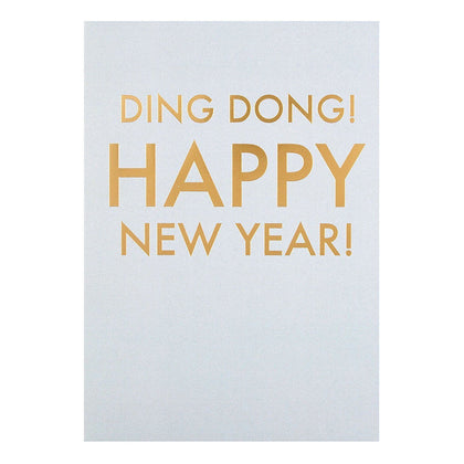 Hallmark New Year Card 'Ding Dong'
