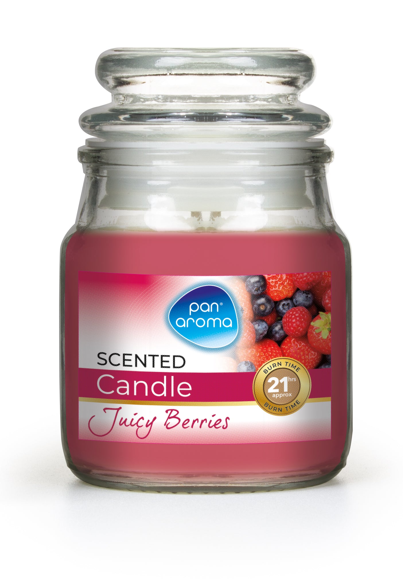 Pan Aroma Small Jar Candle With Lid - Juicy Berries