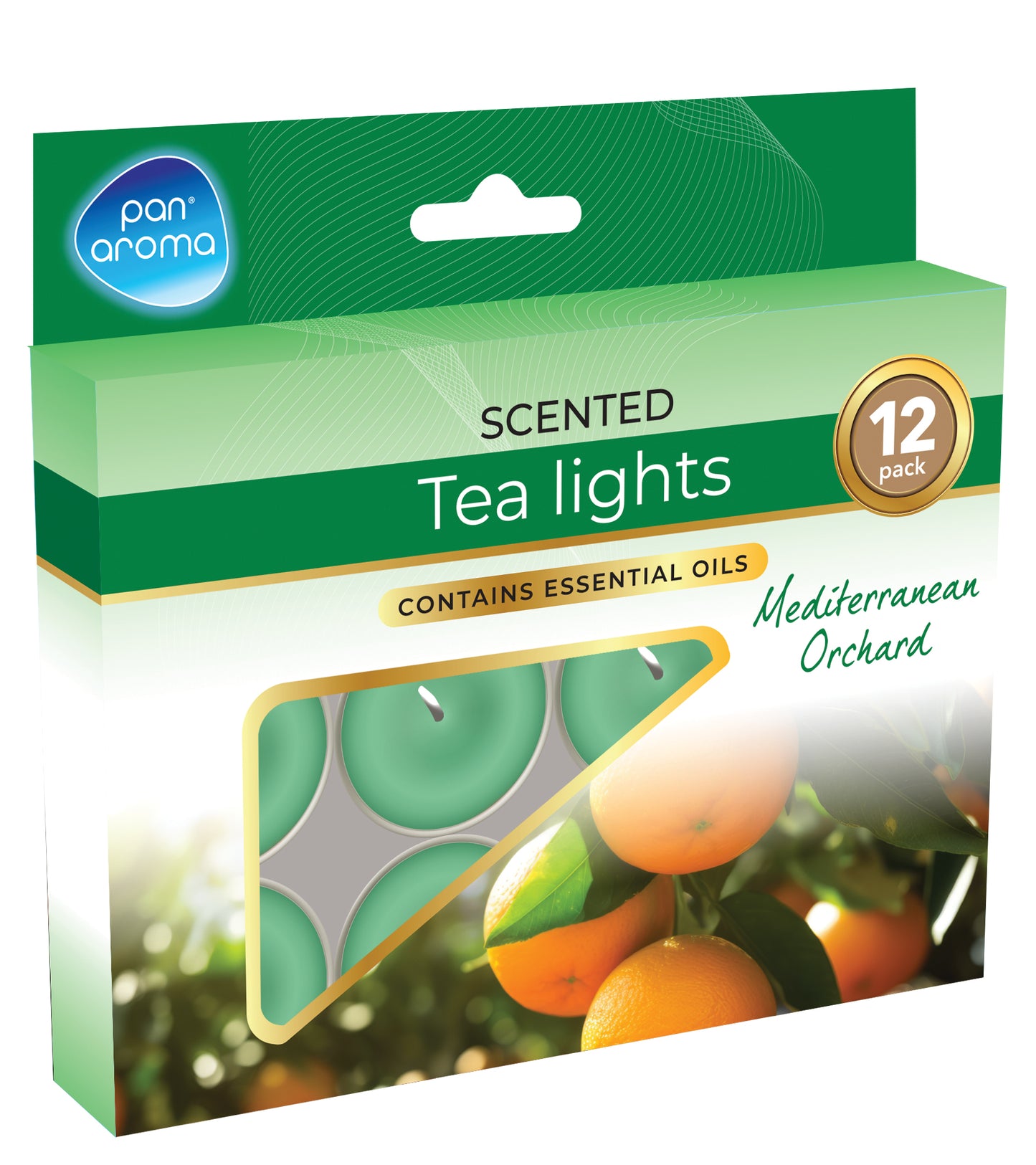 Pack of 72 Assorted Scented Tea-Lights Candles