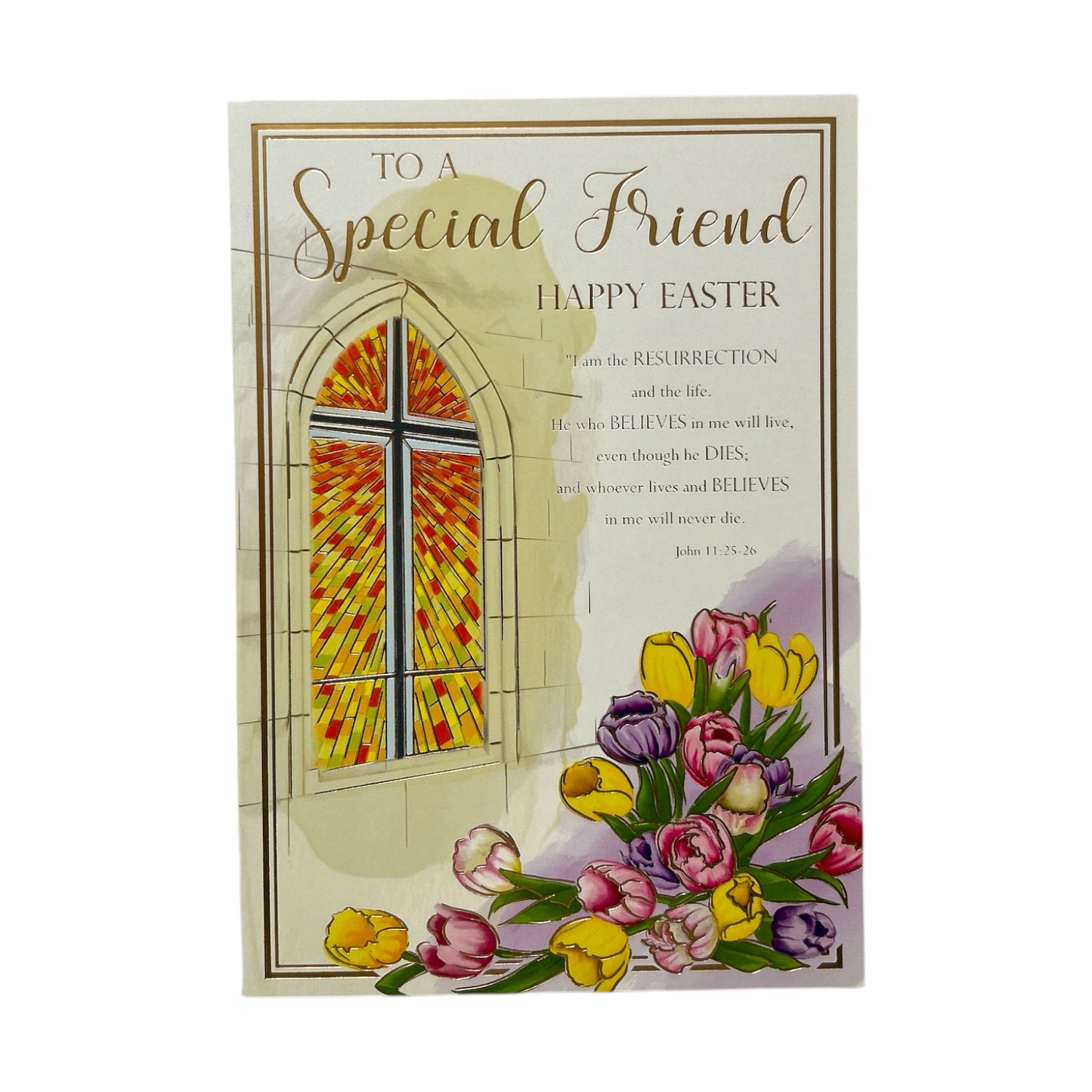 To A Special Friend Light Of The World Happy Easter Greeting Card