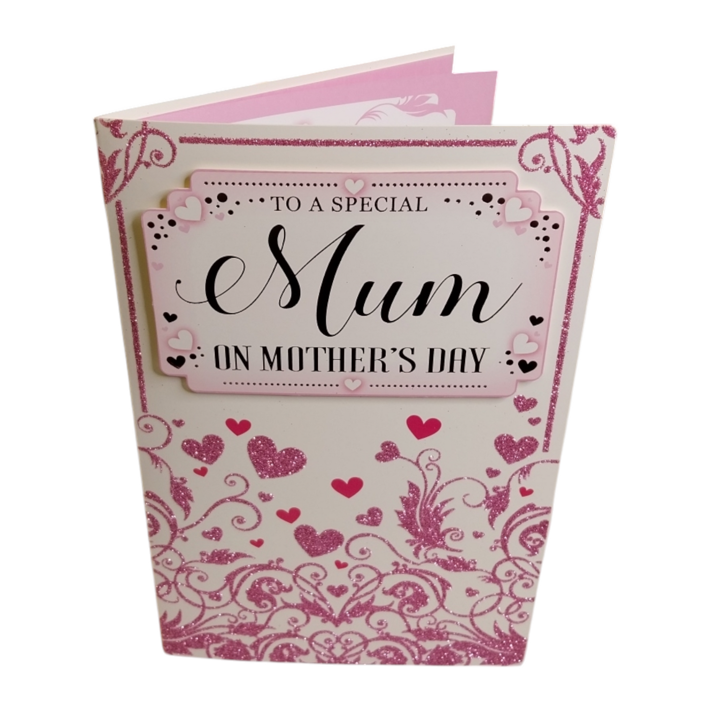 To A Special Mum Classic Mini Pink Hearts Design Mother's Day Boxed Card