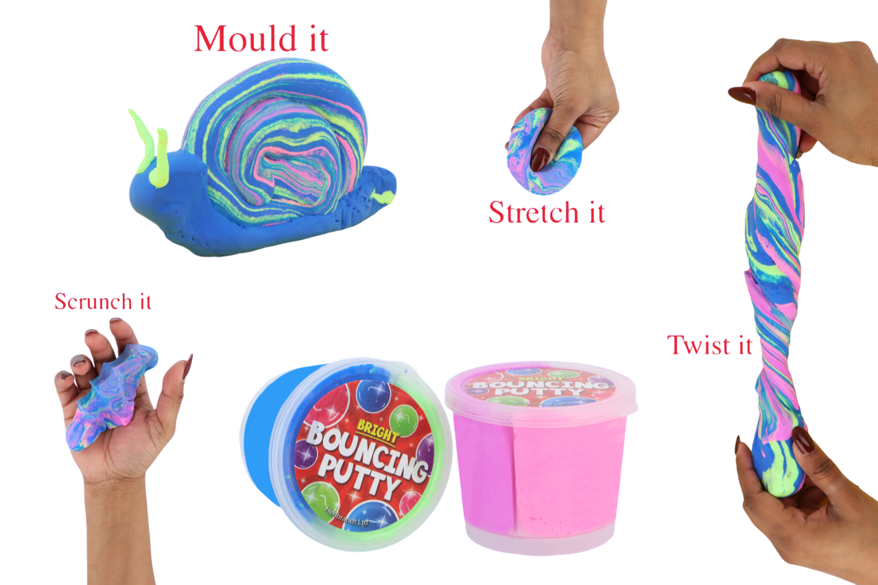 30g Two Tone Colour Bouncing Putty Tub