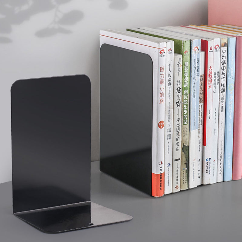 Single L - Shaped Metal Book Stand with Anti Slip Pads