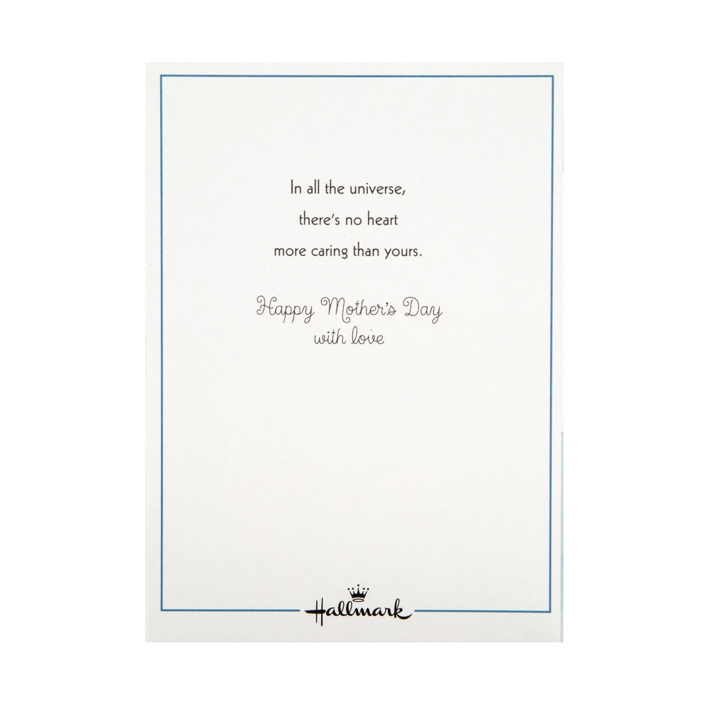 3D Pop Up Shadowbox Style Laser Cut Love You To Moon & Back Mother's Day Card