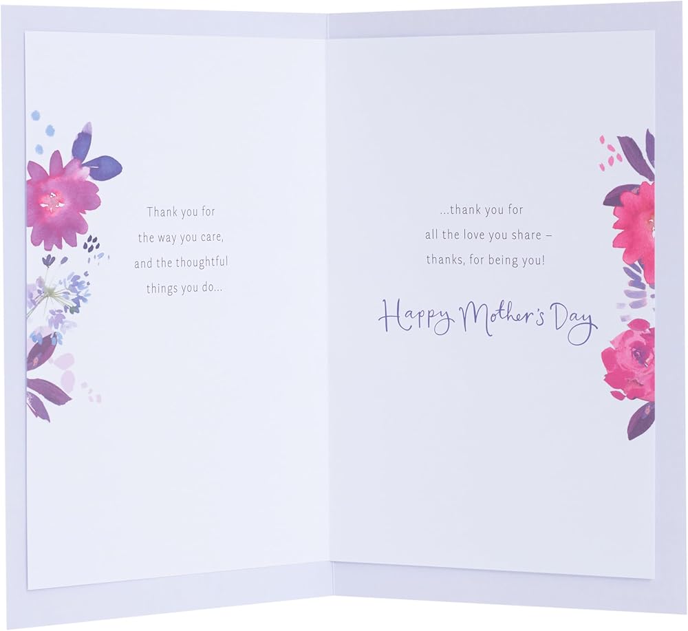 Bold Floral Design Nana Mother's Day Card