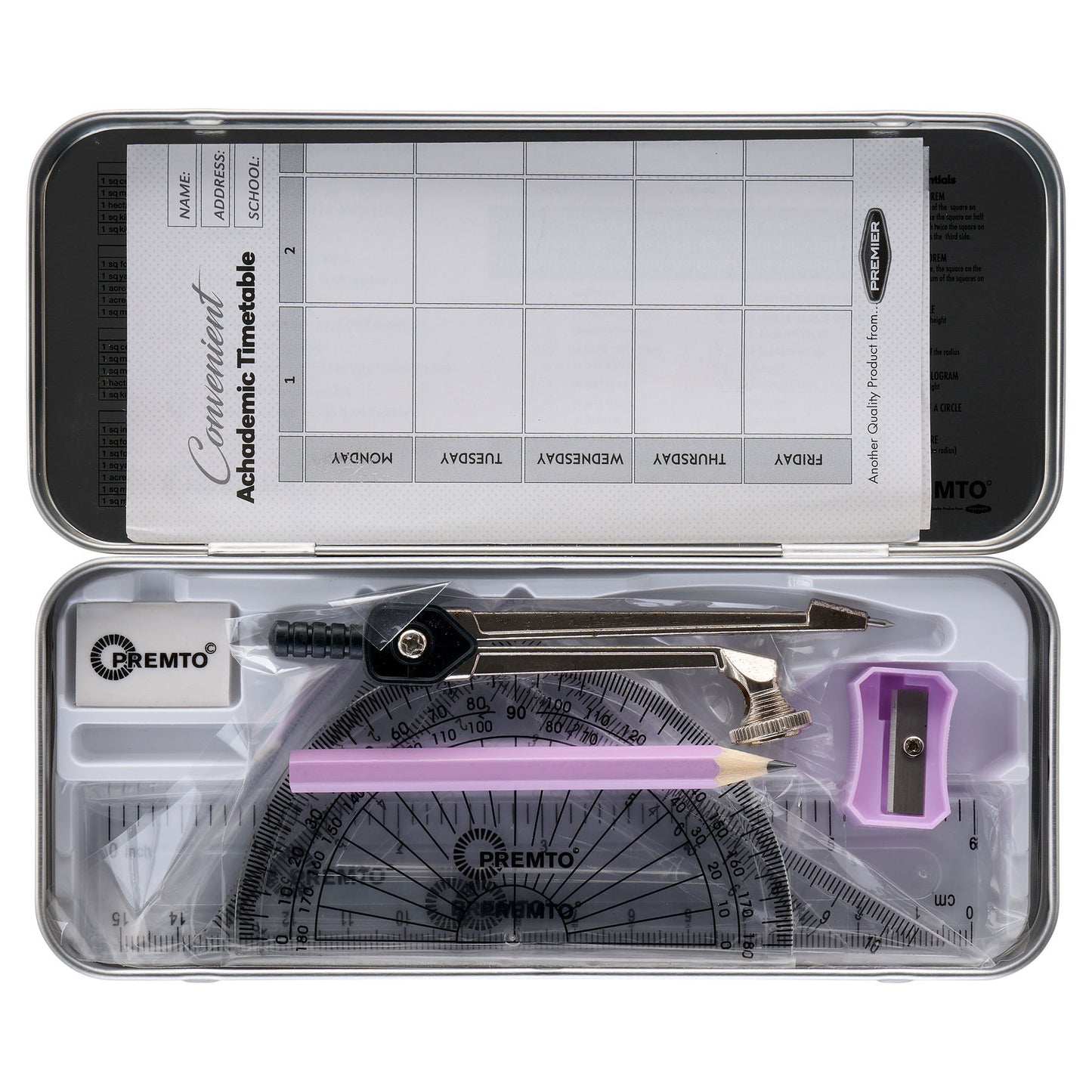 9 Piece Wild Orchid Maths Set By Premto