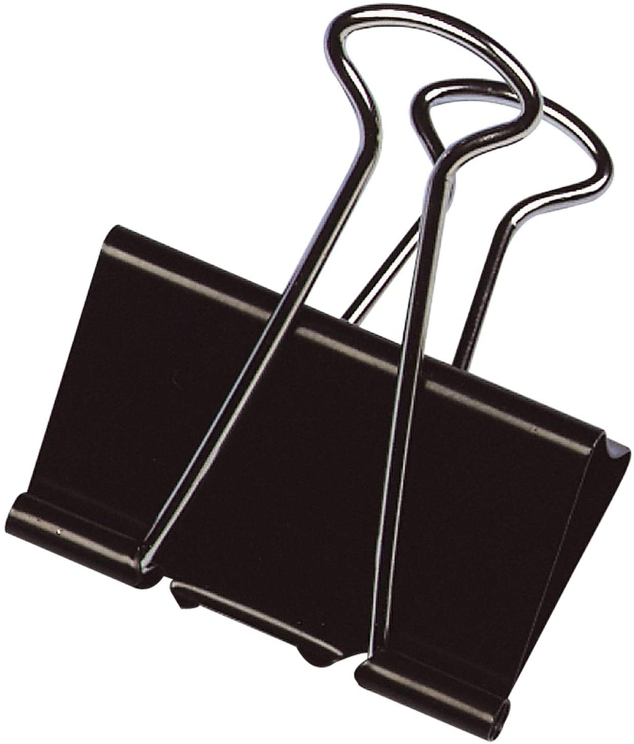Pack of 10 Foldback Black Clip 19mm