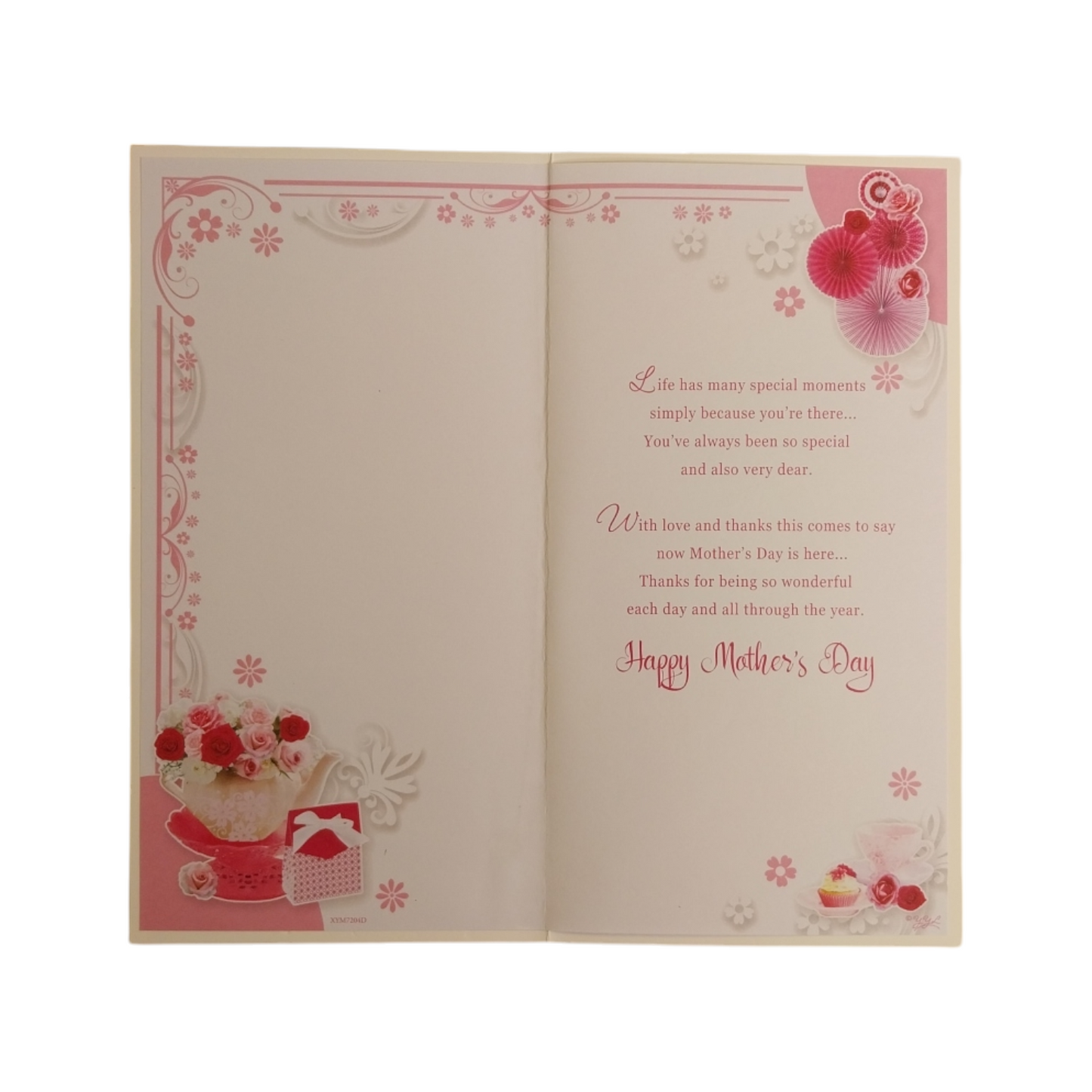 To A Special Mother Floral Tea Pot Sentimental Design Mother's Day Card