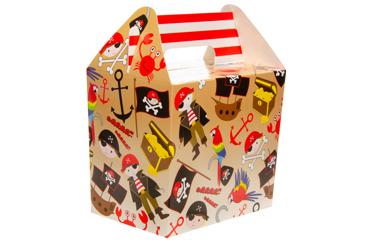 Pack of 12 Pirate Party Lunch Boxes