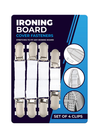 Set of 4 Iron Board Clips