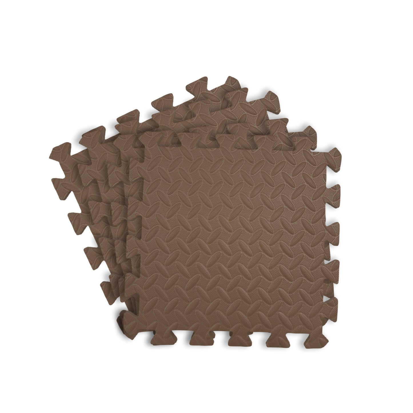 Pack of 40 30x30cm Brown Coloured 1cm Thick EVA Foam Mats