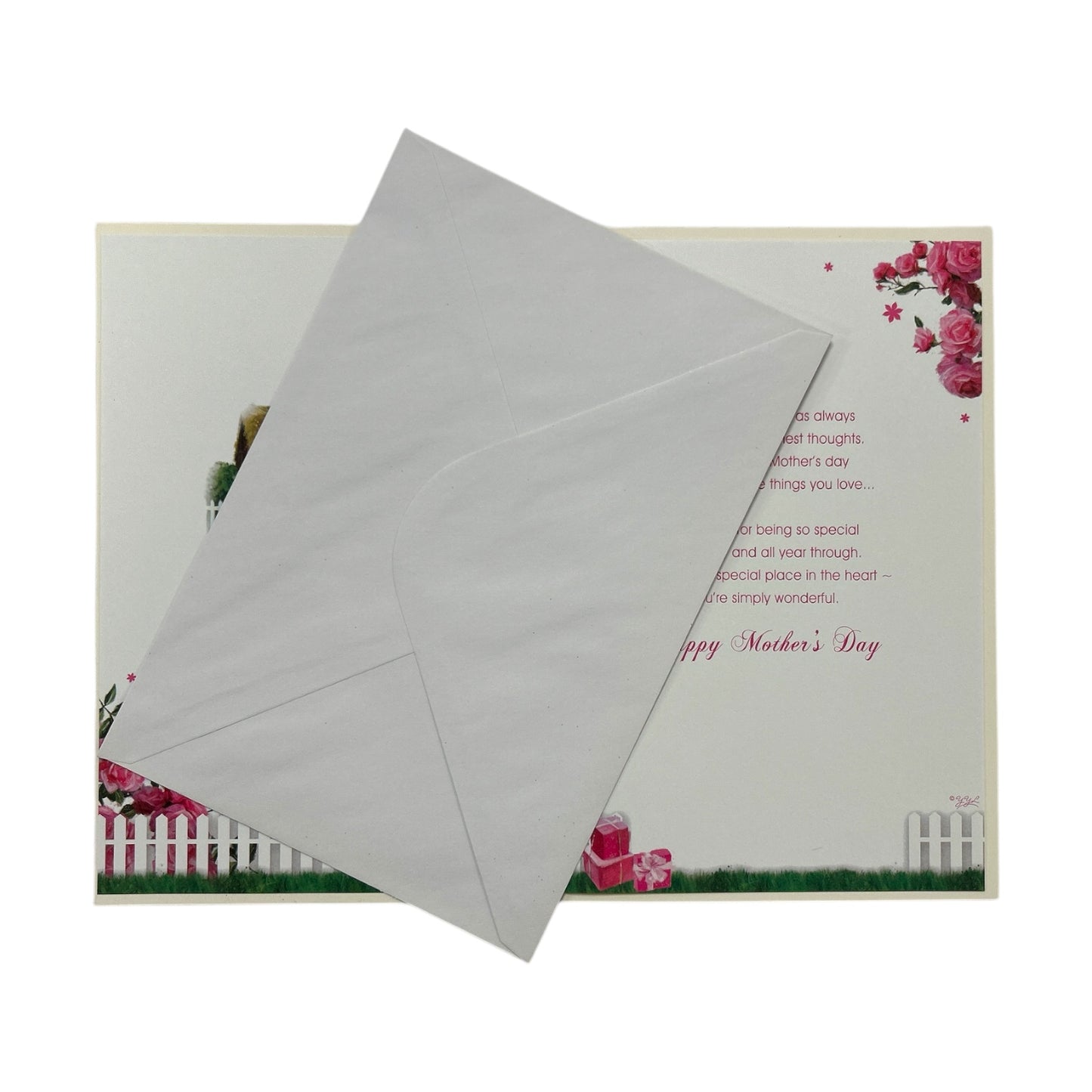 To A Special Mum Beautiful House Floral Design Mother's Day Card