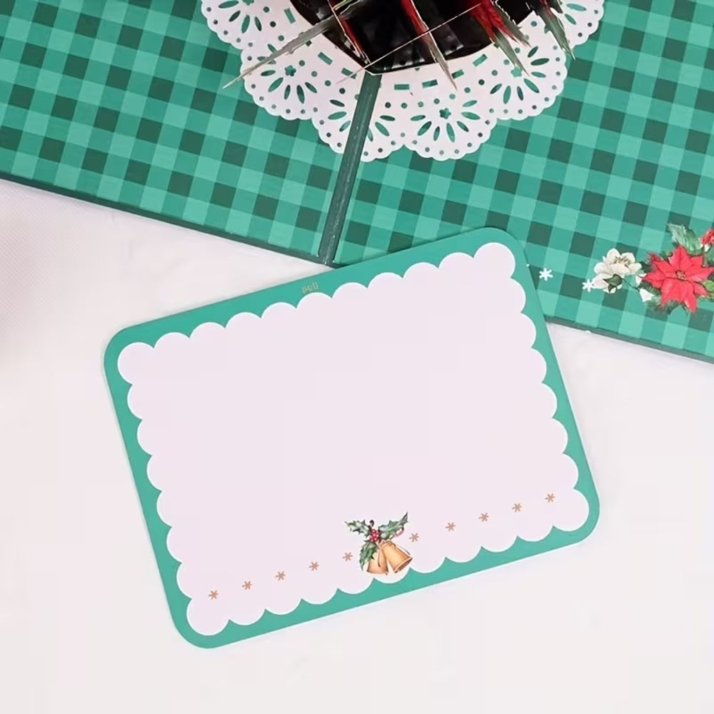 Poinsettia Wishes 3D Pop Up Delight Christmas Card