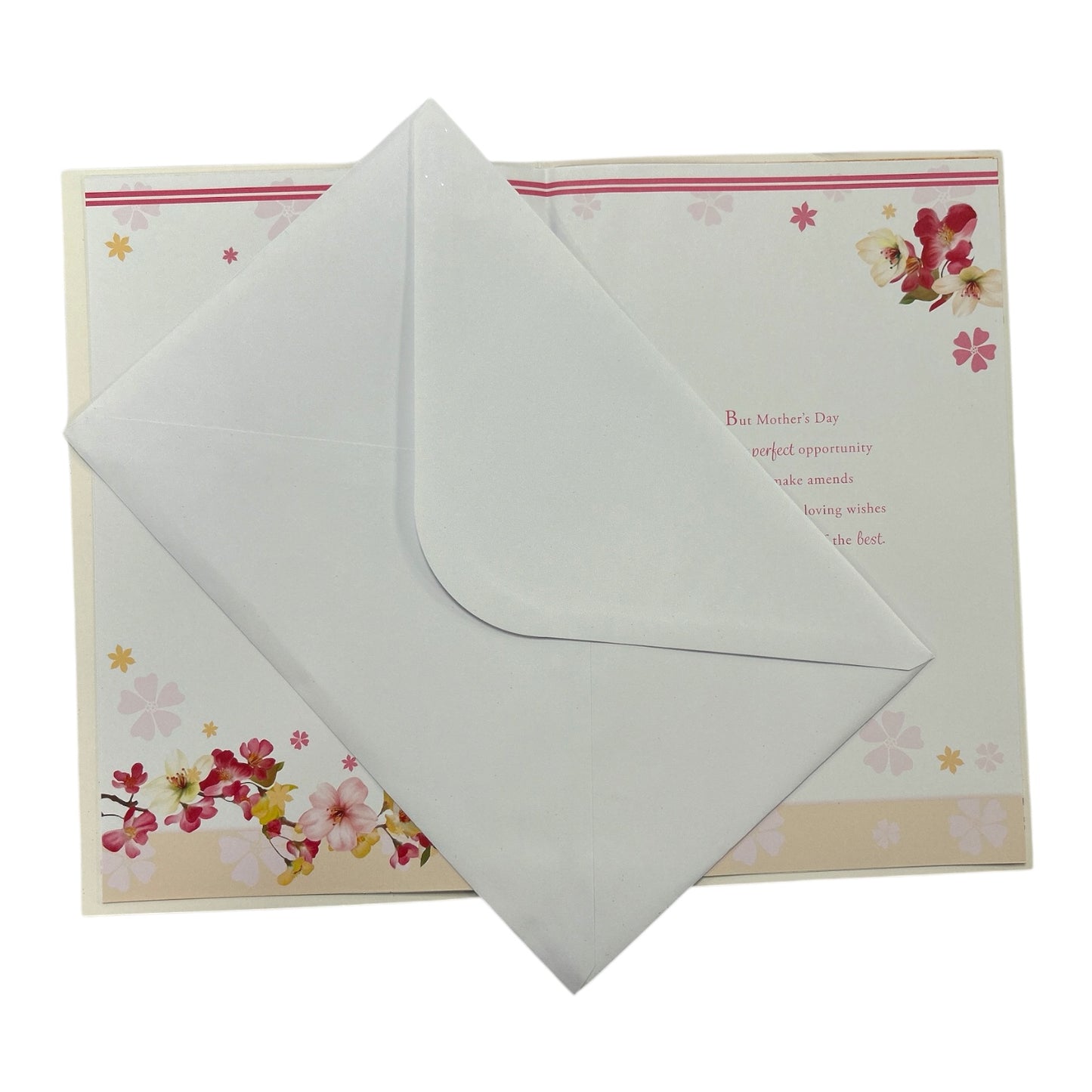 For A Special Mum 8 Pages Insert Luxury Gold Mother's Day Card