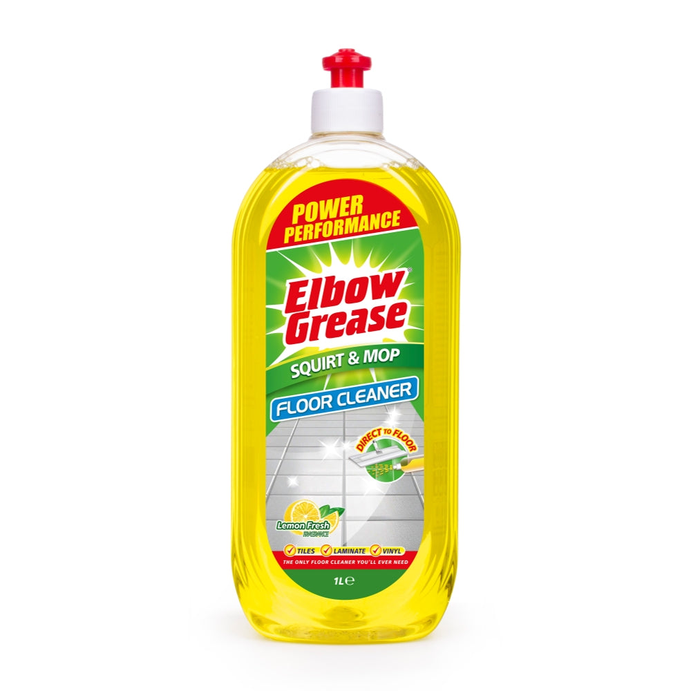 Elbow Grease Lemon All Purpose Squirt & Mop Floor Cleaner 1l