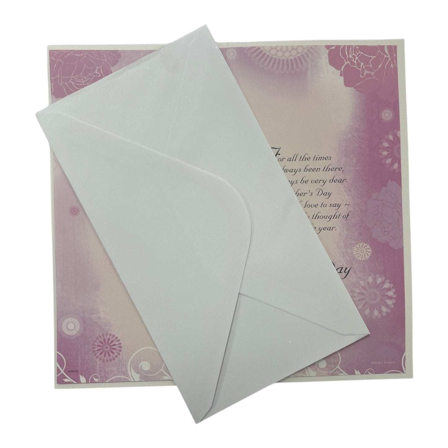 With Love and Warm Wishes Purple & Pink Mother's Day Card