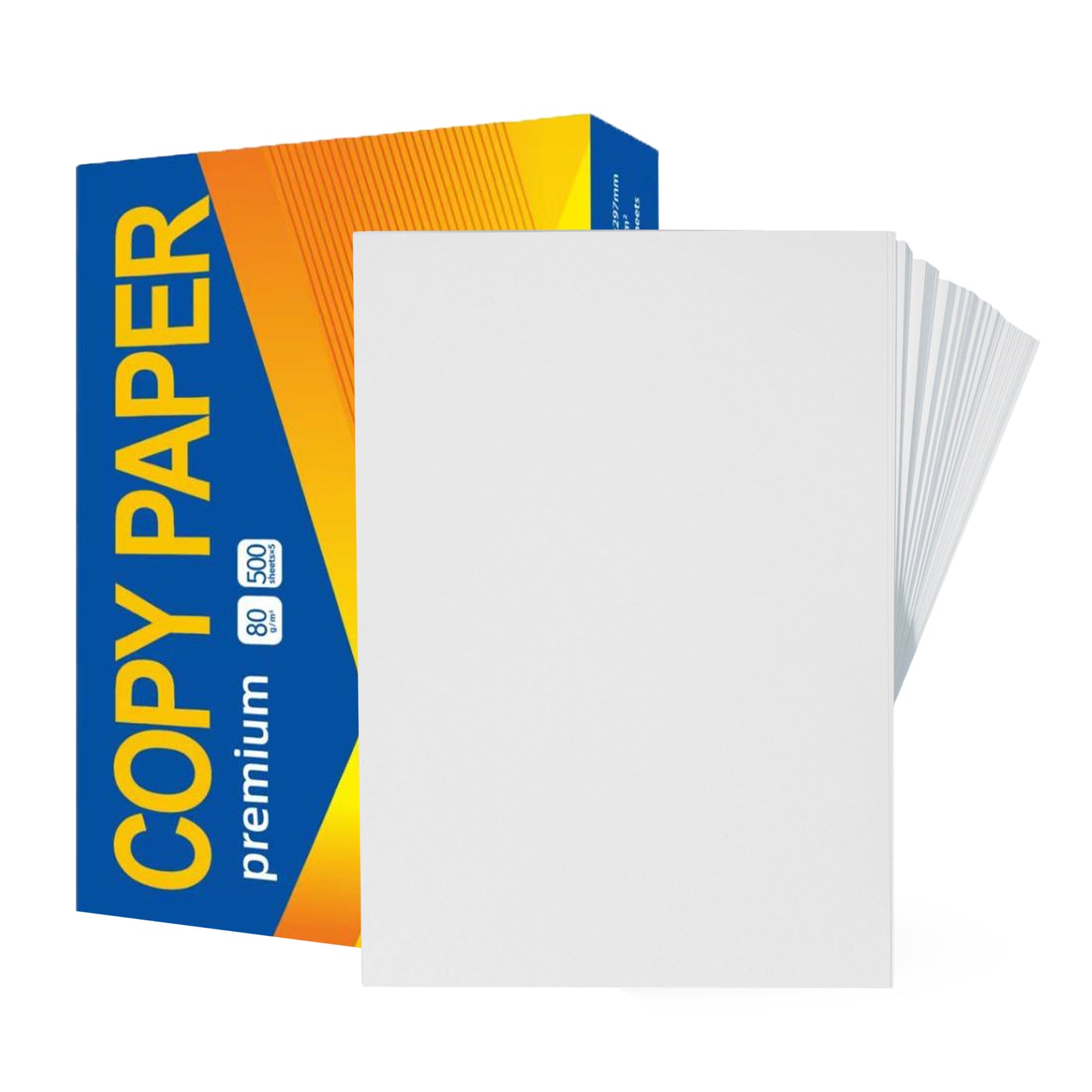A4 Copier Paper 80gsm – 500 Sheet Ream | High-Quality White Copy Paper for Inkjet, Laser Printers & Photocopiers