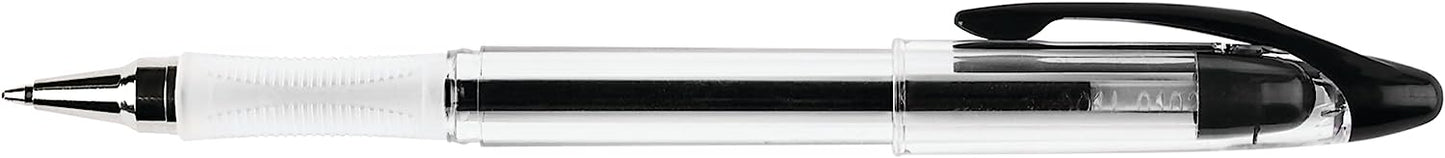 Pack of 12 Medium Black Delta Ballpoint Pens