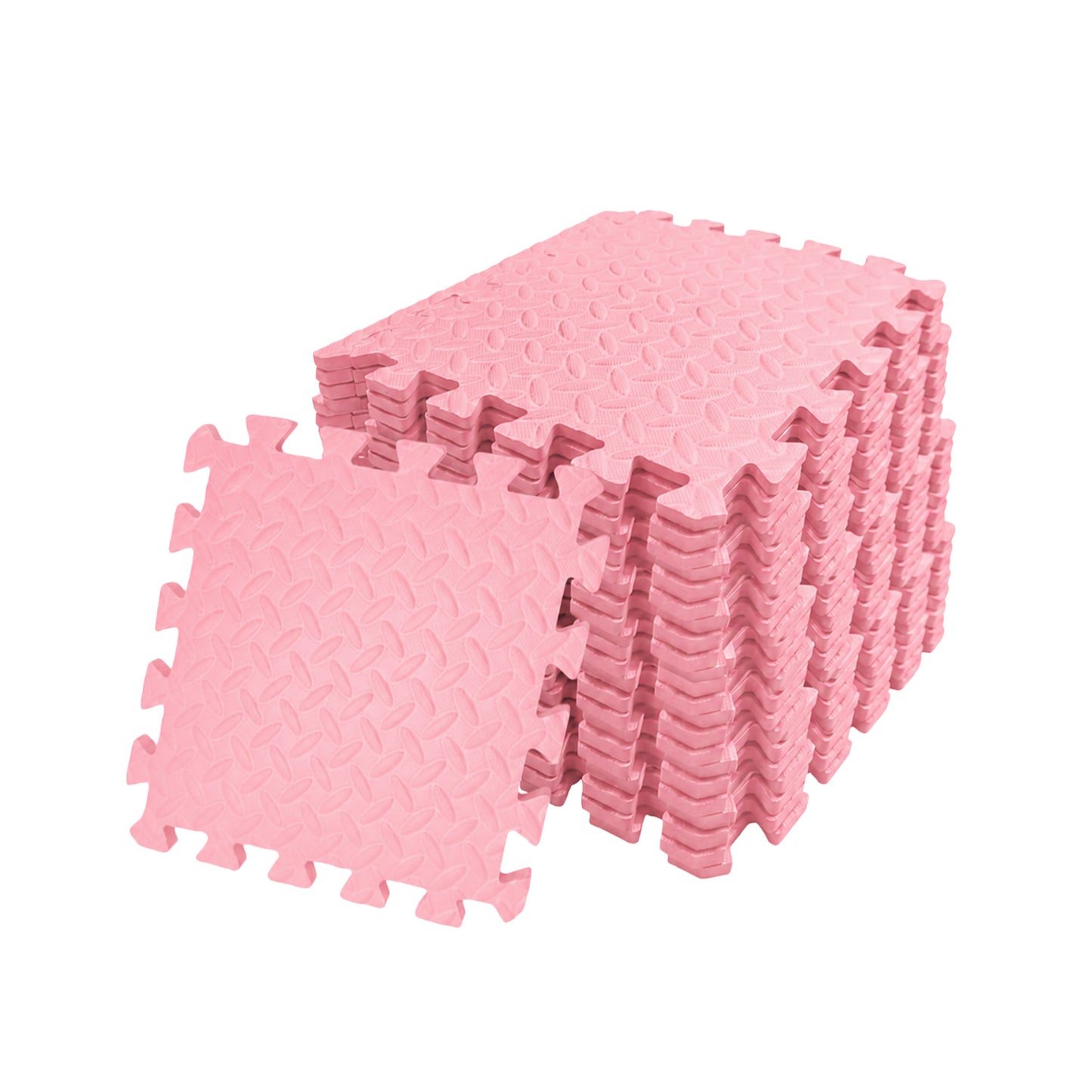 Pack of 20 30x30cm Light Pink Coloured 1cm Thick EVA Foam Mats