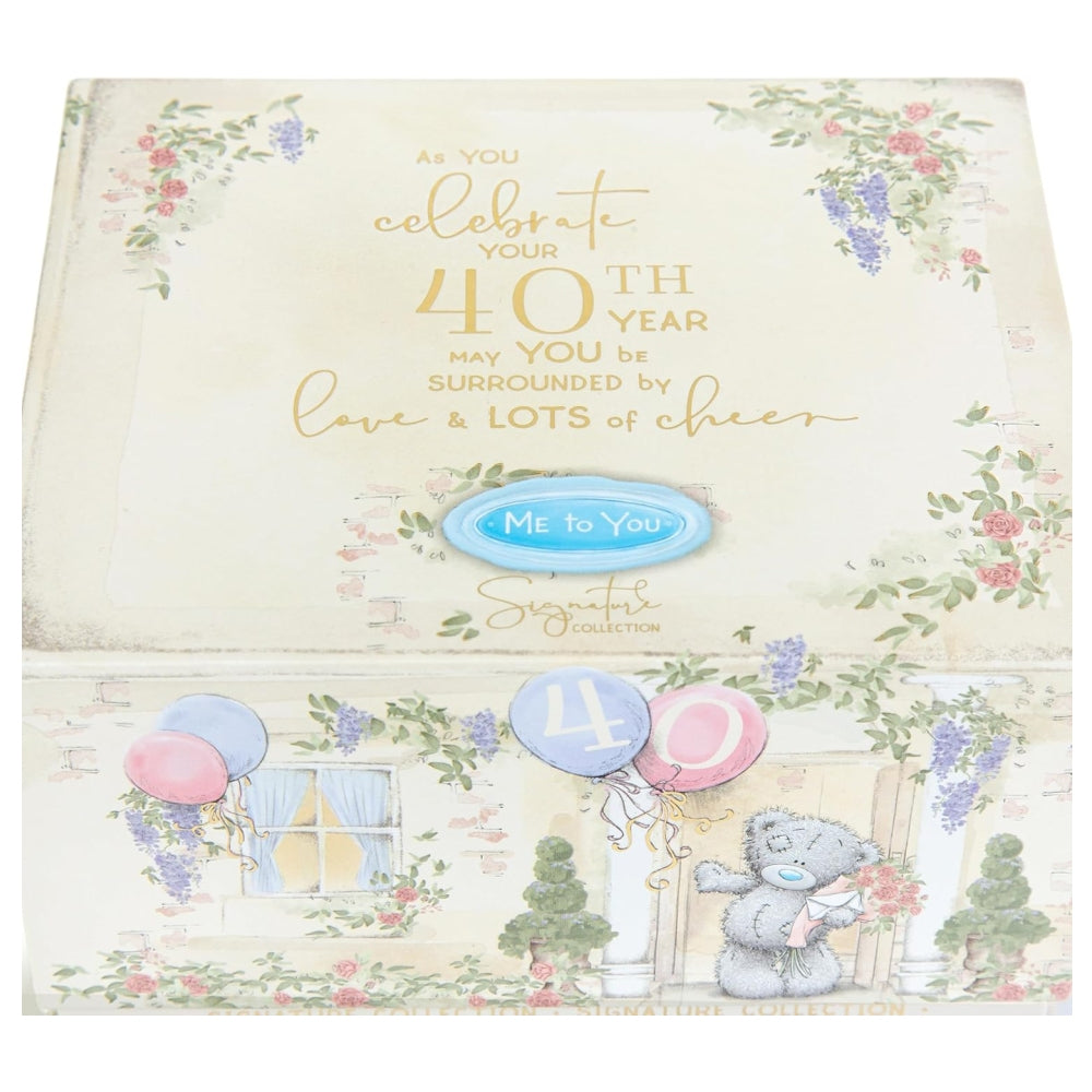 Me to You Tatty Teddy Luxury Bone China Mug in Satin Lined Box 40th Birthday Gift Signature Collection