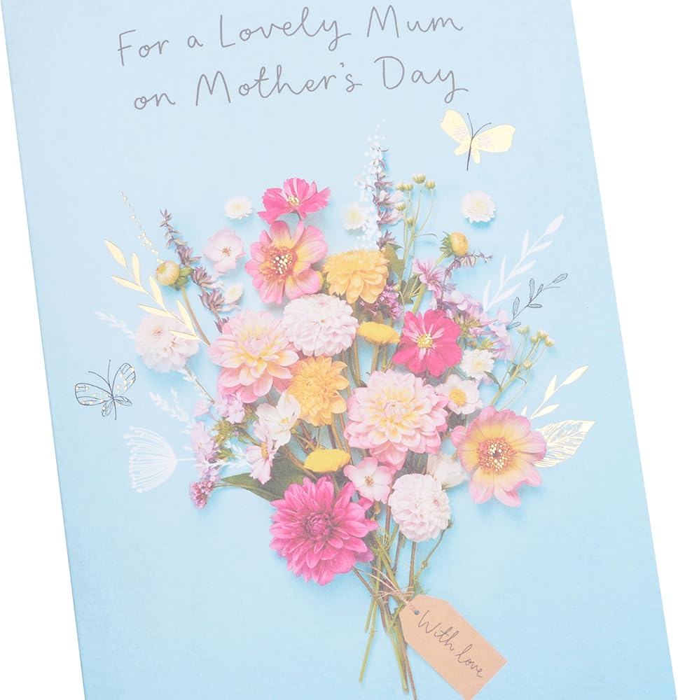 Floral Bouqet Design Mum Mother's Day Card