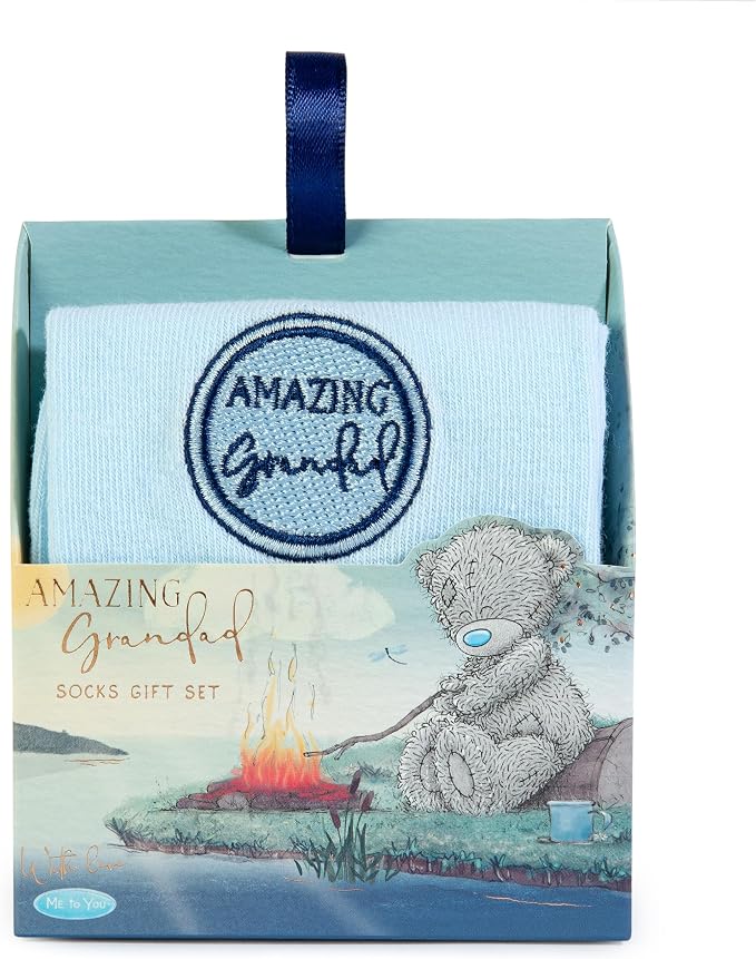 Me to You 'Amazing Grandad' Socks In Gift Box Father's Day Birthday Official Collection