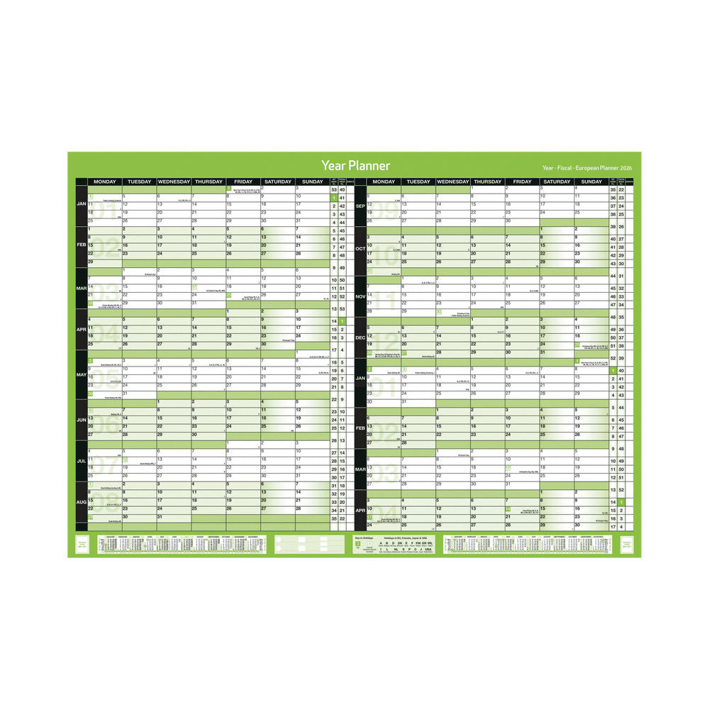 Janrax 2026-2027 A2 16 Month Planner