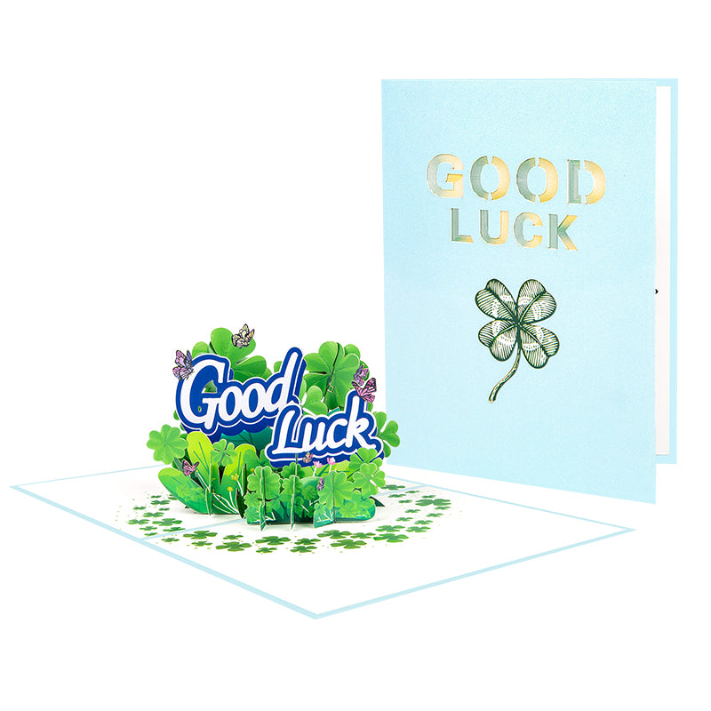 Petals of Positivity 3D Pop Up Good Luck Card
