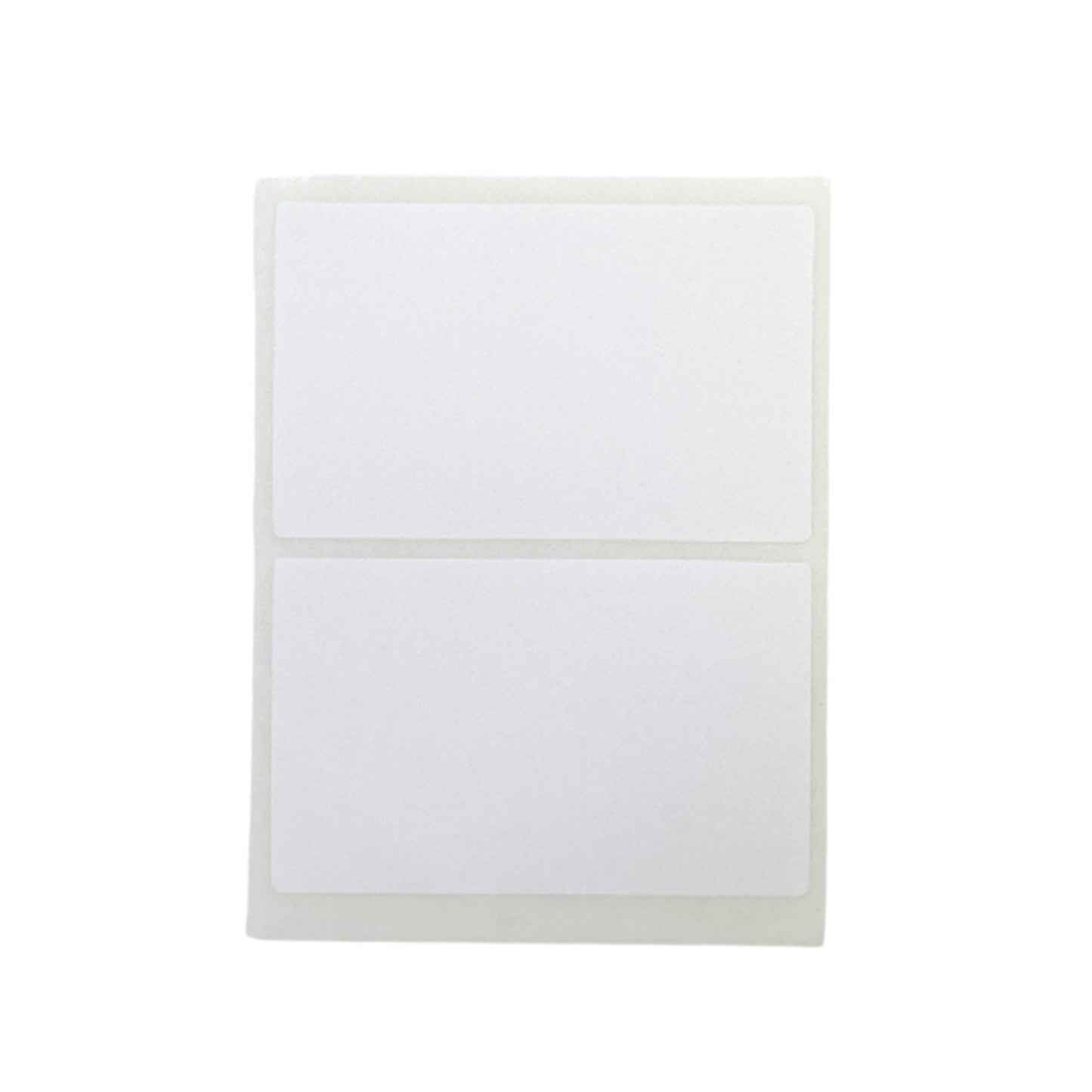 Pack of 14 White 50x80mm Rectangular Labels by Janrax