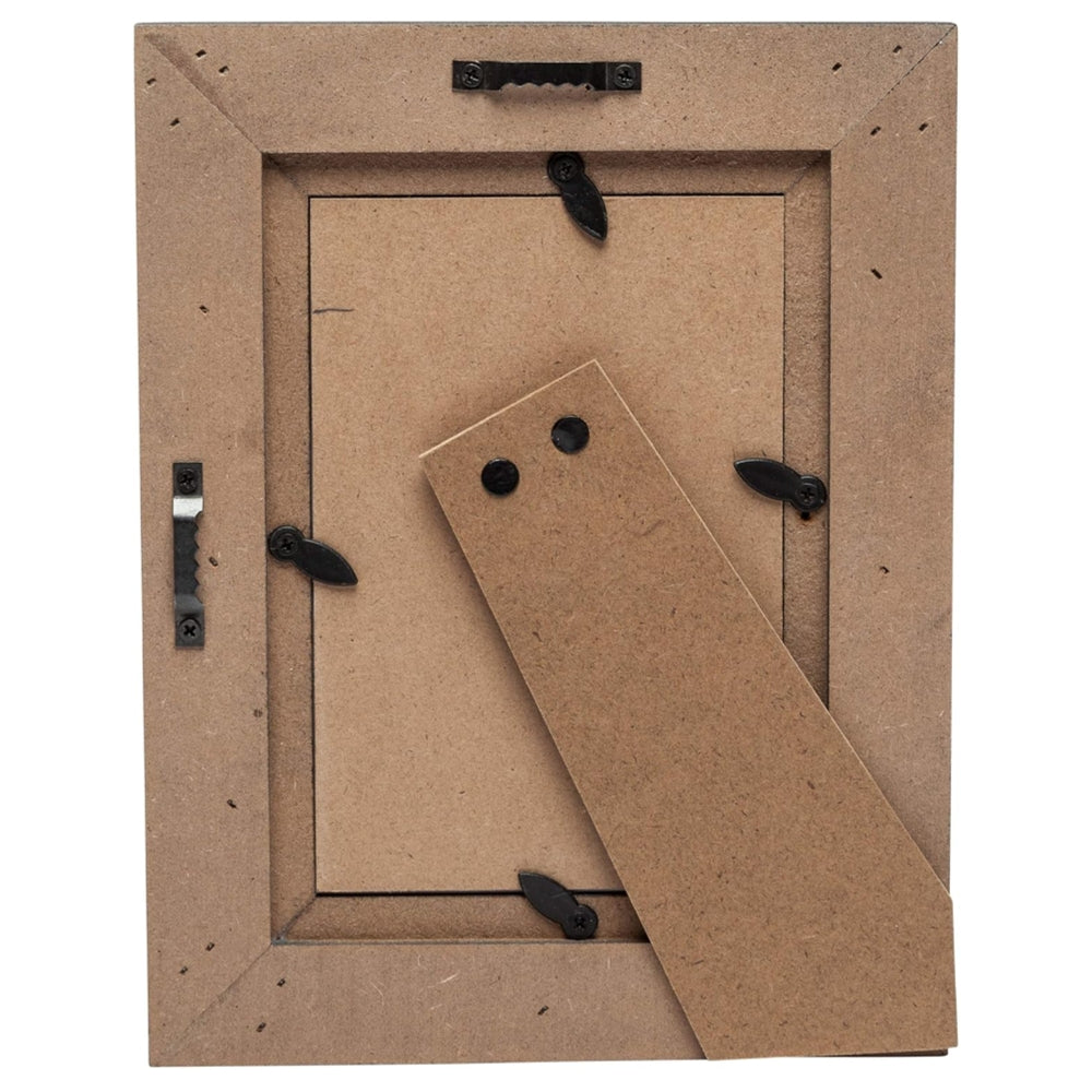 Hampton Farmhouse 4x6 Distressed Grey Painted Wood Photo Frame