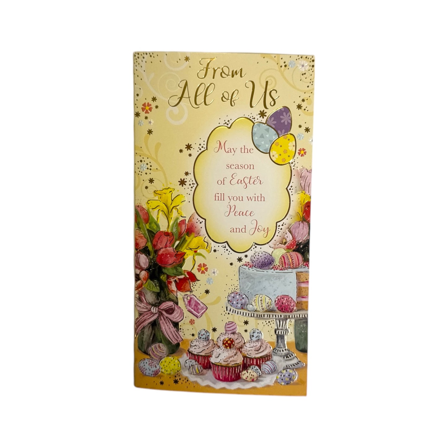 From All Of Us Cupcakes and Eggs Design Easter Card