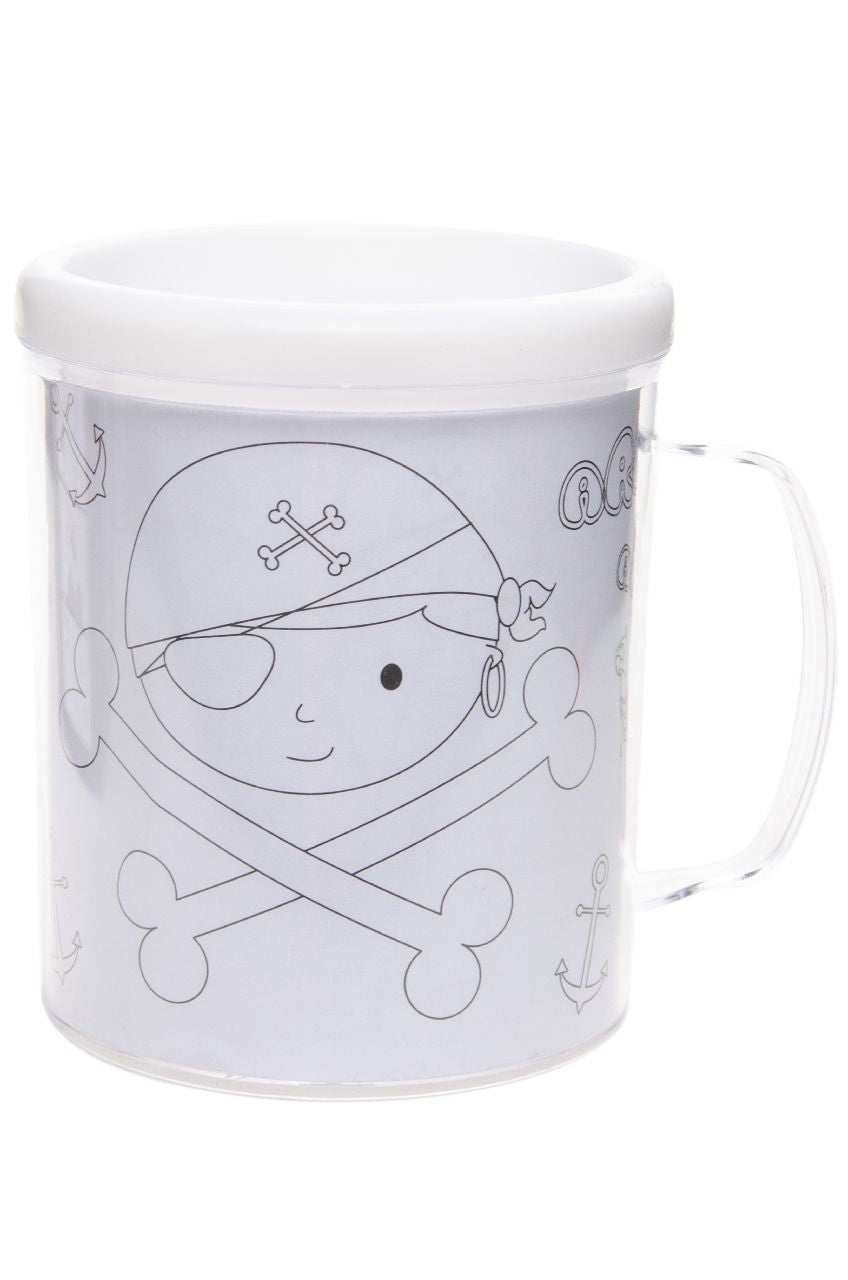 Pirate Theme Color Your Own Mug
