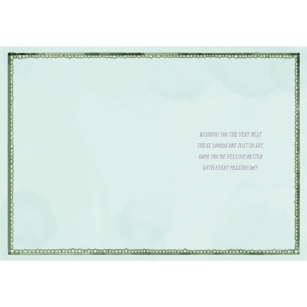 Tea Cup Design Get Well Soon After Your Operation Card