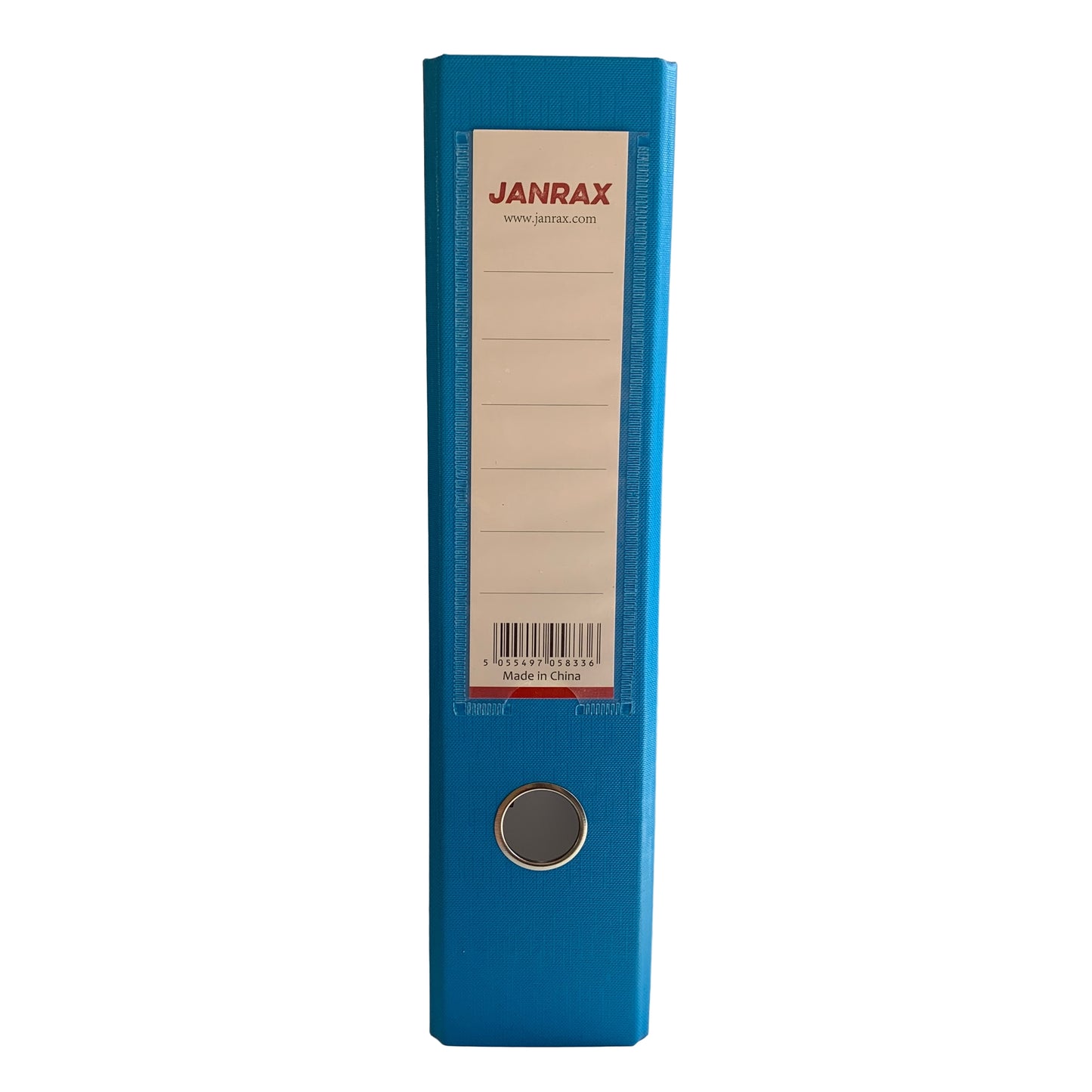 Pack of 10 A4 Light Blue Paperbacked Lever Arch Files by Janrax