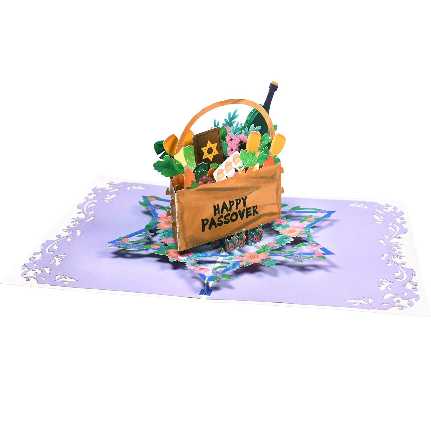 Happy Passover 3D Pop Up Congratulations Greeting Card