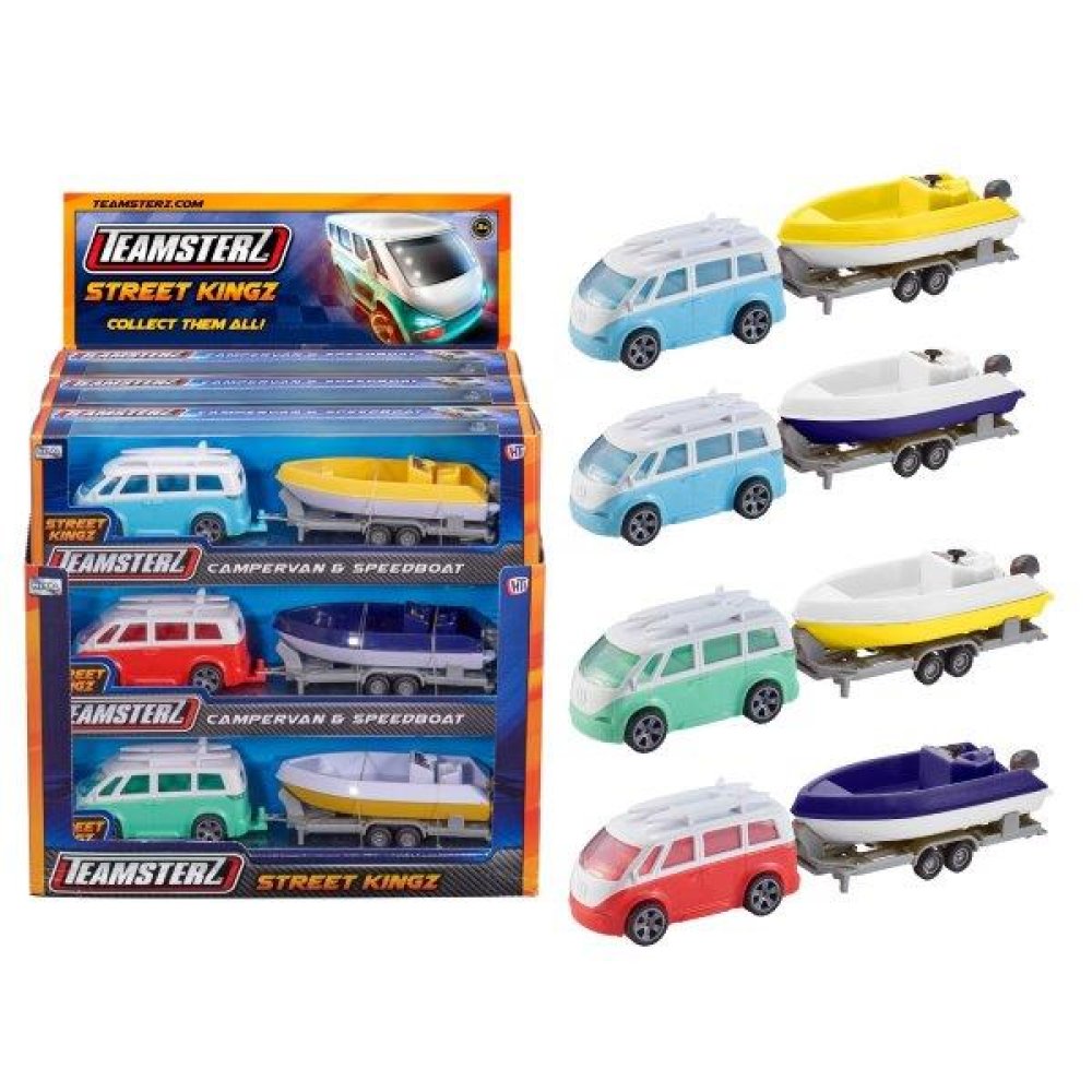 Single Campervan & Speedboat Set